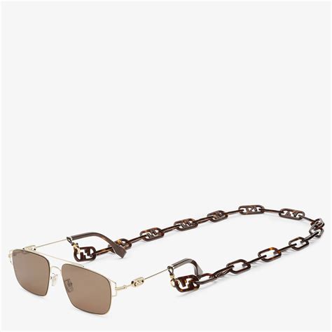 fendi grey sunglasses|fendi sunglasses chain.